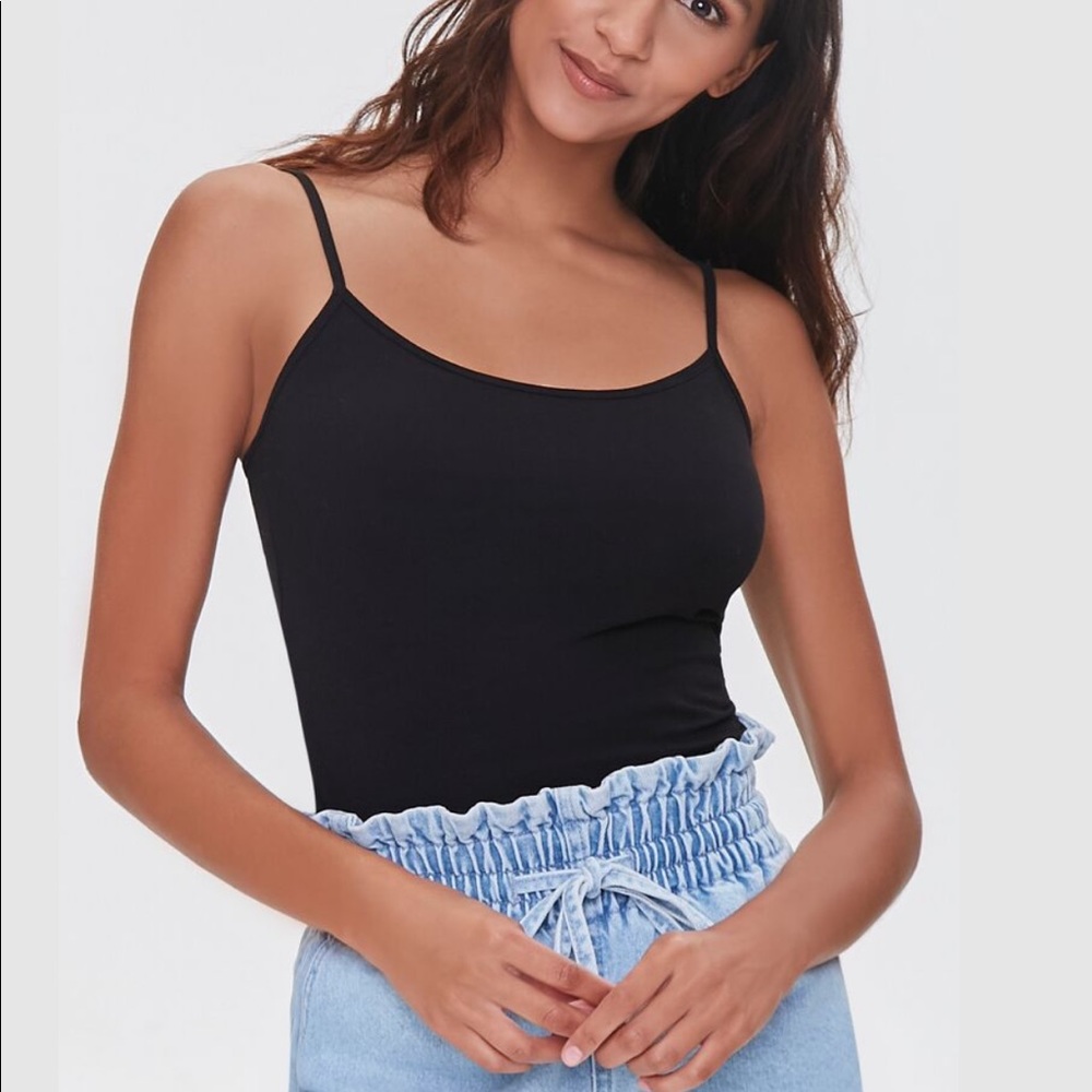 NWT Forever 21 black basic minimalist tank top